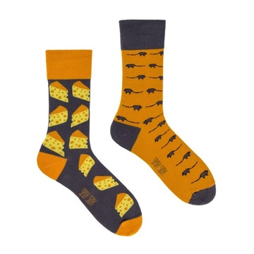 Kolorowe Skarpety SPOXSOX Mysz i Ser 36-39