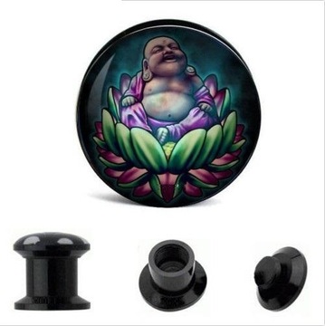 TUNELE AKRYLOWY TUNEL GWINT WEW. 12 mm BUDDA