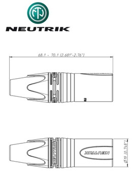 NEUTRIK NC3MXX РАЗЪЕМ ДЛЯ МИКРОФОНА XLR