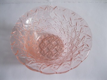КРАСИВАЯ РОЗОВАЯ ЧАША DROST LATTICE IRONWORKS ZĄBKOWICE