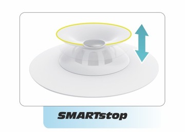 ПРОБКА С ФИЛЬТОМ ДЛЯ РАКОВИНЫ STRAINER WAVE, БЕЛЫЙ СИЛИКОН