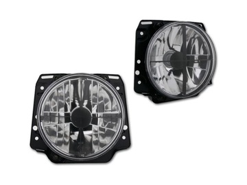 REFLEKTOR LAMPA KPL VW GOLF II 2 CLEAR Z KRZYŻEM