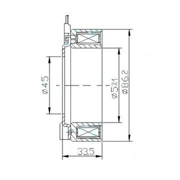 2210004 КАТУШКА КОМПРЕССОРА КОНДИЦИОНЕРА KEIHIN TRSE07 TRSE09 HS-09 HONDA