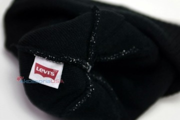 Czapka zimowa damska młodzieżowa LEVI'S ORYGINAŁ 53-59cm elastyczna Logo