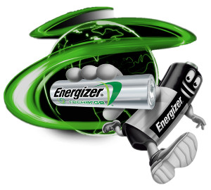 Универсальное зарядное устройство Energizer R3 R6 R14 R20 9 В + 2 батарейки D 2500 мАч