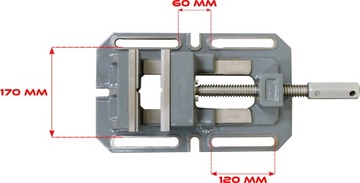 IMADŁO MASZYNOWE WIERTARKA FREZARKA 150MM 17KG HIT