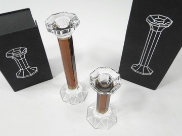 фото ориг. №5, Candlestick glass elegant 1 stylish 14cm (8967)