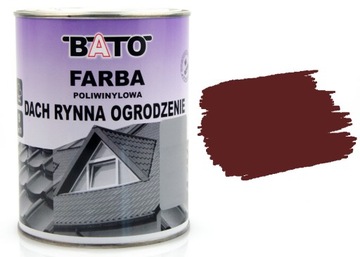 FARBA NA OCYNK ALUMINIUM DACH BLACHĘ CZERWONA 3009