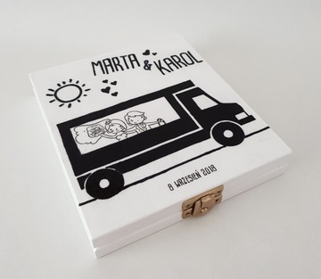 Свадебная шкатулка для денег, мелки, конверт CWS