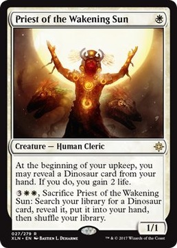 MTG Priest of the Wakening Sun (Rare)