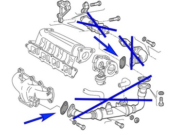 Заглушка EGR 4 мм Opel Saab Suzuki 1.9 8V CDTI TiD