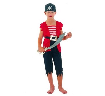 STRÓJ PIRAT / PIRATKA ROZM. L 122/128/134CM