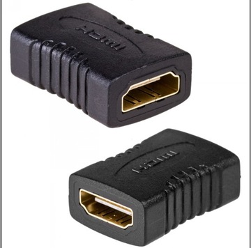 Адаптер HDMI, разъем, 2 кабеля в 1, удлинитель