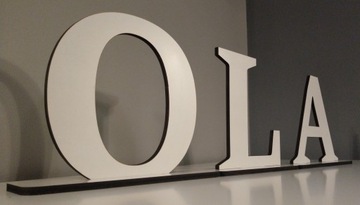 ДЕРЕВЯННЫЕ БУКВЫ D 18СМ - СВАДЕБНЫЕ ИМЕННЫЕ УКРАШЕНИЯ