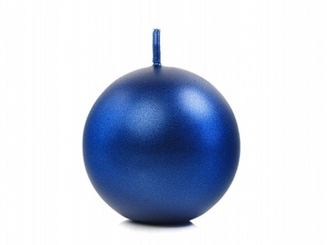 Świeca kula kulka 60mm 6 cm świeczka 60 mm GRANAT