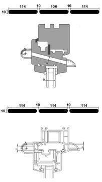 Оконный воздухоотводчик VT 101 Антрацит