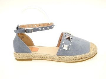 ESPADRYLE DAMSKIE ĆWIEKI MB6472 Blue r.38