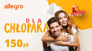 Karta Podarunkowa dla Chłopaka - 150 zł