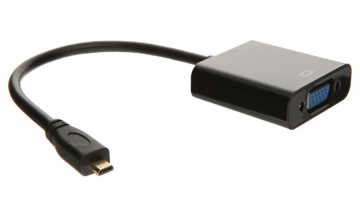 АДАПТЕР micro HDMI-VGA КОНВЕРТЕР DSUB + ЗВУК