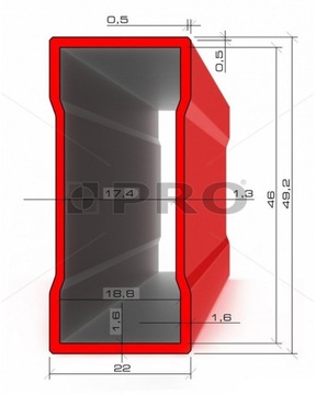 PRO 600 LEVEL 100см Алюминиевый УРОВЕНЬ