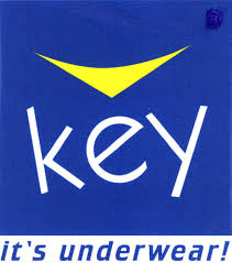 Трусики женские KEY 1 шт., В ПОЛОСКУ 599 *L*