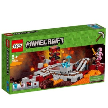 LEGO MINECRAFT LINIA KOLEJOWA W NETHERZE 21130