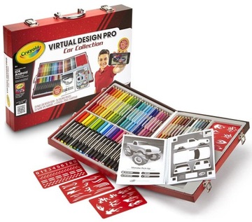Crayola Zestaw Plastyczny Walizka Kredki Mazaki - NIE Interaktywny