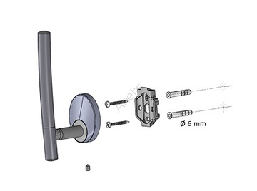 Bisk PASSION 04390 Держатель для унитаза для запасной бумаги