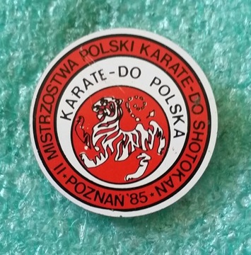 ODZNAKA II MP KARATE-DO SHOTOKAN POZNAŃ 85