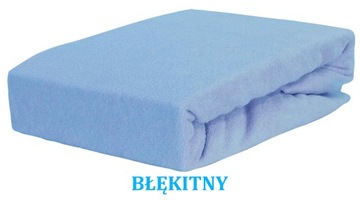 PRZEŚCIERADŁO FROTTE Z GUMKĄ 180x200 BŁĘKITNE
