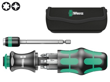 WERA 051023 zestaw wkrętak bity TORX PZ 25mm 7szt