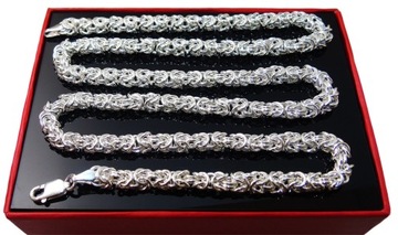 Серебряная цепочка Royal Weave 55 см + крестик