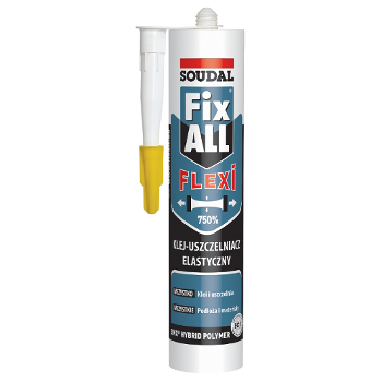 FIX ALL FLEXI GLUE ELASTIC 750% SOUDAL БЕЛЫЙ