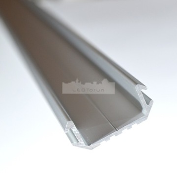 PROFIL do taśma LED SZEROKI P7 ALU sur + KLOSZ 2m