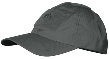 Czapka z Daszkiem HELIKON Bejsbolówka Regulowana RipStop Velcro SHADOW GREY