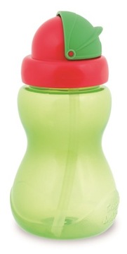 CANPOL bidon sportowy ze składaną rurką 270ml 12m