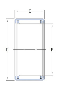 ŁOŻYSKO IGIEŁKOWE BH87 TORRINGTON 12,7x19,05x11,13