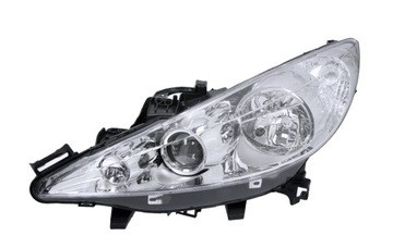 REFLEKTOR LAMPA PRZÓD PEUGEOT 207 06- LEWA