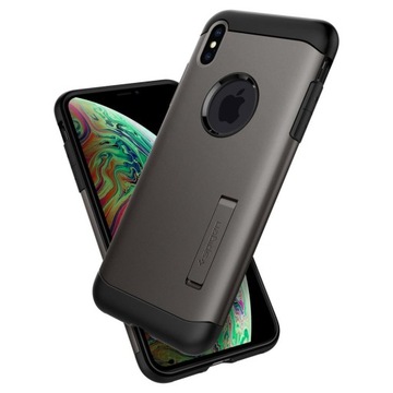 Plecki Spigen Slim Armor do Apple iPhone XS Max szare