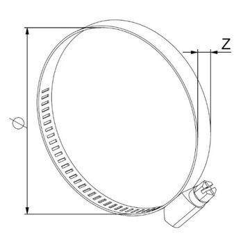 AWENTA НЕРЖАВЕЮЩИЙ ЗАЖИМ OP 110-130