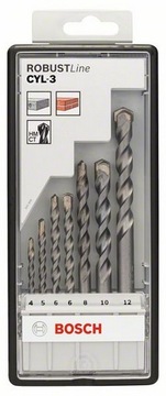 BOSCH ZESTAW 7 WIERTEŁ DO BETONU SILVERPERCUSSION