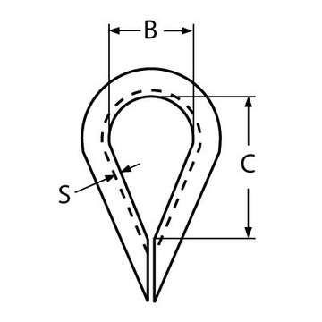 20 x Kausza Łezka Sercówka Chomątko do Lin NIERDZEWNA V4 2mm