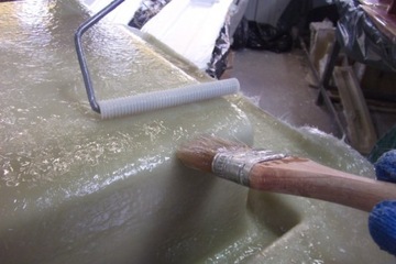 Стеклянный коврик 450 полиэфирной смолы для ламинирования лодки бампер для кемпинга