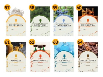 Этикетки Наклейки для бутылок настоек и ароматизаторов