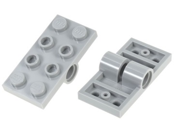 LEGO Płytka z zaczepem 2x4 26599 szara jasna