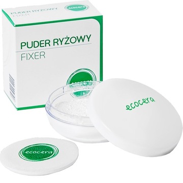 Ecocera Puder Ryżowy Fixer 15g Transparentny Mat