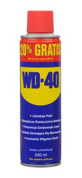 WD-40 240ml SMAR UNIWERSALNY ODRDZEWIACZ smar