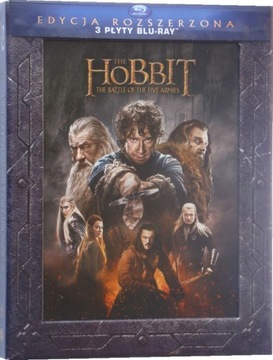 Hobbit Bitwa Pięciu Armii - rozszerzona /3 BLU-RAY