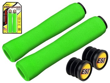 GRIPY ESI GRIPS FIT CR GREEN SILIKONOWE / 133 MM