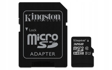 КАРТА ПАМЯТИ MICRO SDHC 32 ГБ KINGSTON ADAPTER SD